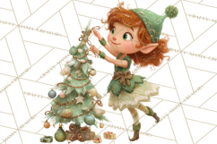 Santa&#039;s Workshop Christmas Clipart PNG &amp; Digital Clip Art Product Image 5