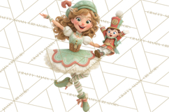 Santa&#039;s Workshop Christmas Clipart PNG &amp; Digital Clip Art Product Image 2