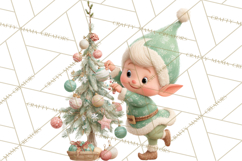 Santa&#039;s Workshop Christmas Clipart PNG &amp; Digital Clip Art Product Image 2