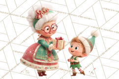 Santa&#039;s Workshop Christmas Clipart PNG &amp; Digital Clip Art Product Image 4