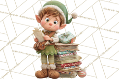 Santa&#039;s Workshop Christmas Clipart PNG &amp; Digital Clip Art Product Image 2