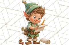 Santa&#039;s Workshop Christmas Clipart PNG &amp; Digital Clip Art Product Image 5