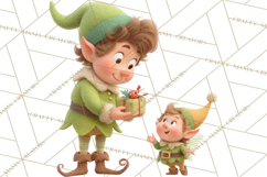 Santa&#039;s Workshop Christmas Clipart PNG &amp; Digital Clip Art Product Image 4