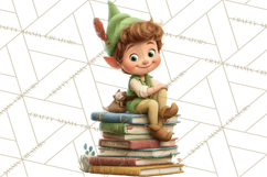 Santa&#039;s Workshop Christmas Clipart PNG &amp; Digital Clip Art Product Image 5