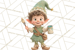 Santa&#039;s Workshop Christmas Clipart PNG &amp; Digital Clip Art Product Image 2