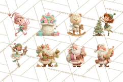 Santa&#039;s Workshop Christmas Clipart PNG &amp; Digital Clip Art Product Image 2