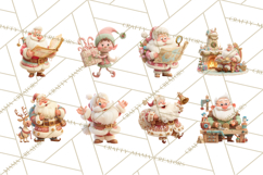 Santa&#039;s Workshop Christmas Clipart PNG &amp; Digital Clip Art Product Image 5