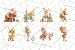 Santa&#039;s Workshop Christmas Clipart PNG &amp; Digital Clip Art Product Image 8