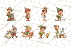 Santa&#039;s Workshop Christmas Clipart PNG &amp; Digital Clip Art Product Image 7