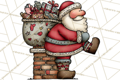 The Night Before Christmas Clipart, Santa&#039;s Sleigh PNG Product Image 2
