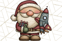 The Night Before Christmas Clipart, Santa&#039;s Sleigh PNG Product Image 5