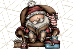 The Night Before Christmas Clipart, Santa&#039;s Sleigh PNG Product Image 3