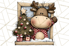 The Night Before Christmas Clipart, Santa&#039;s Sleigh PNG Product Image 5