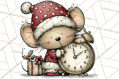 The Night Before Christmas Clipart, Santa&#039;s Sleigh PNG Product Image 4
