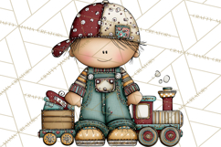 The Night Before Christmas Clipart, Santa&#039;s Sleigh PNG Product Image 5