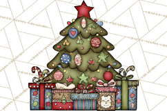 The Night Before Christmas Clipart, Santa&#039;s Sleigh PNG Product Image 5