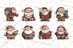 The Night Before Christmas Clipart, Santa&#039;s Sleigh PNG Product Image 5