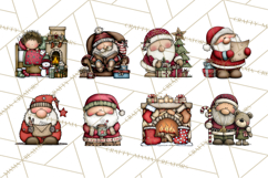 The Night Before Christmas Clipart, Santa&#039;s Sleigh PNG Product Image 6