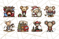 The Night Before Christmas Clipart, Santa&#039;s Sleigh PNG Product Image 2