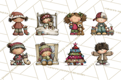 The Night Before Christmas Clipart, Santa&#039;s Sleigh PNG Product Image 8
