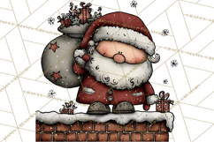 The Night Before Christmas Clipart, Santa&#039;s Sleigh PNG Product Image 5