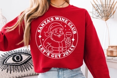 Santa Wine Club Christmas Bundle SVG PNG - Merry Christmas Product Image 2