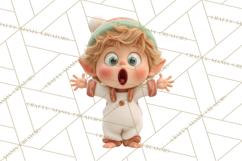 Santa&#039;s Workshop Clipart, Christmas Elf &amp; Santa Clipart Png Product Image 5