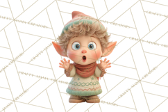 Santa&#039;s Workshop Clipart, Christmas Elf &amp; Santa Clipart Png Product Image 2