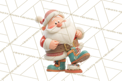 Santa&#039;s Workshop Clipart, Christmas Elf &amp; Santa Clipart Png Product Image 4