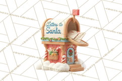 Santa&#039;s Workshop Clipart, Christmas Elf &amp; Santa Clipart Png Product Image 4