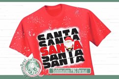 Santa Santa Santa Christmas Gnome Sublimation Product Image 3