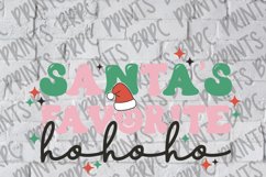 Santa&#039;s Favorite Ho Ho Ho | Retro | Christmas Holiday SVG Product Image 4