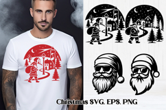 Cute Christmas SVG design bundle | Christmas silhouette SVG Product Image 10