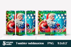 Christmas tumbler bundle | Santa Claus tumbler sublimation Product Image 5