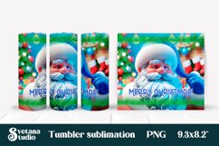 Christmas tumbler wrap | Santa Claus tumbler sublimation Product Image 1