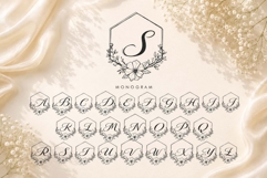Santhina Flower Monogram Product Image 4