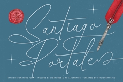 Santiago Portale - Stylish Signature Font Product Image 1