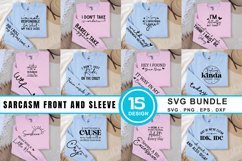 Sarcasm Front and Sleeve SVG Design Bundle Product Image 1