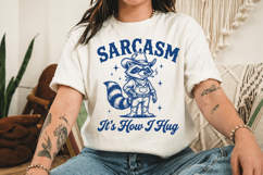 Sarcasm It's How I Hug SVG, Funny Quote Design Product Image 2
