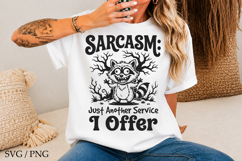 Sarcasm Just Another Free Service I Offer SVG,Funny Quotes Product Image 1