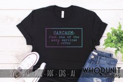 funny sarcasm saying cut file being used as a print on a t-shirt