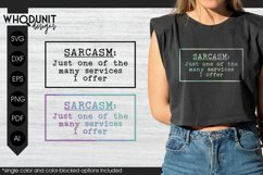 funny sarcasm saying cut file being used as a print on a t-shirt