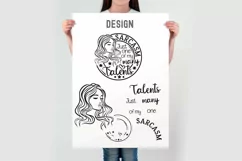 Sarcasm Just One of my Many Talents Svg, Woman Sarcasm Svg Product Image 5