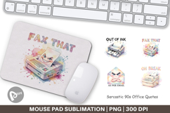 Sarcastic 90s Office Mouse Pad Product Image 1