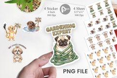 Sarcastic Anti Summer Dog Sticker Product Image 1