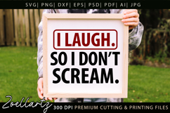 Sarcastic Mental Health SVG Funny Anxiety T-shirt Mug Design Product Image 5
