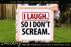 Sarcastic Mental Health SVG Funny Anxiety T-shirt Mug Design Product Image 5