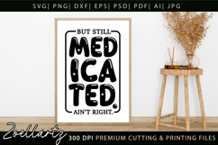 Sarcastic Mental Health SVG Funny Anxiety T-shirt Mug Design Product Image 7