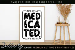 Sarcastic Mental Health SVG Funny Anxiety T-shirt Mug Design Product Image 7