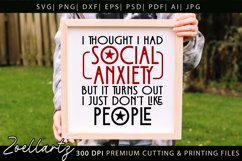Sarcastic Mental Health SVG Funny Anxiety T-shirt Mug Design Product Image 4